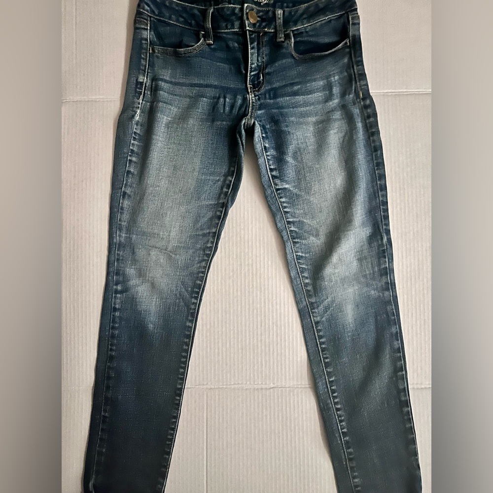American Eagle Outfitters Dark Blue Skinny Jeggings